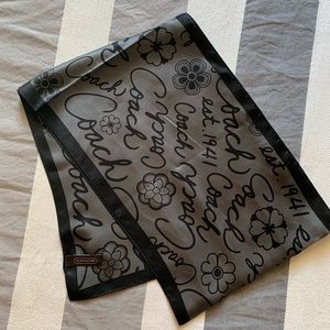 COACH silk scarf